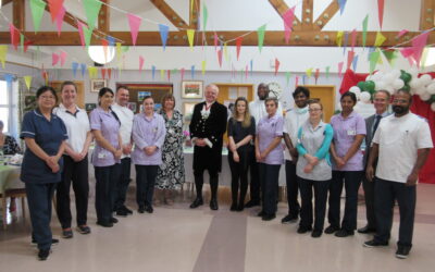 High Sheriff of Surrey presents prizes to staff at Holy Cross Hospital